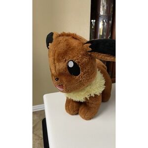 Build A Bear Plush Pokemon Eevee Brown Yellow Stuffed Animal‎